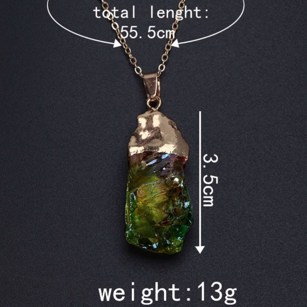 Natural Crystal Chakra Necklace - Picture 4 of 5