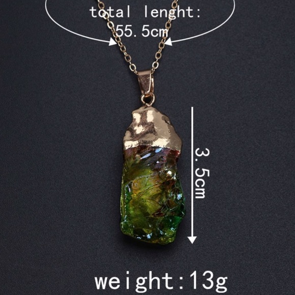 Natural Crystal Chakra Necklace - Picture 4 of 5