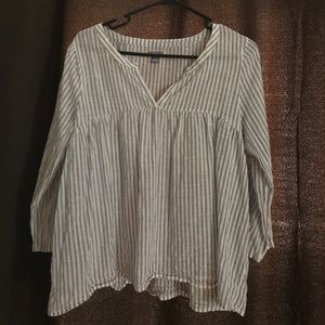 Aerie 3/4 sleeve top large