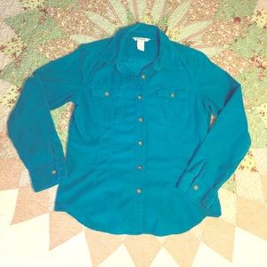Sundance Catalog super soft corduroy shirt