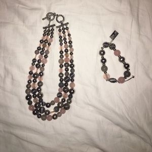 David Yurman Bracelet and Necklace Set