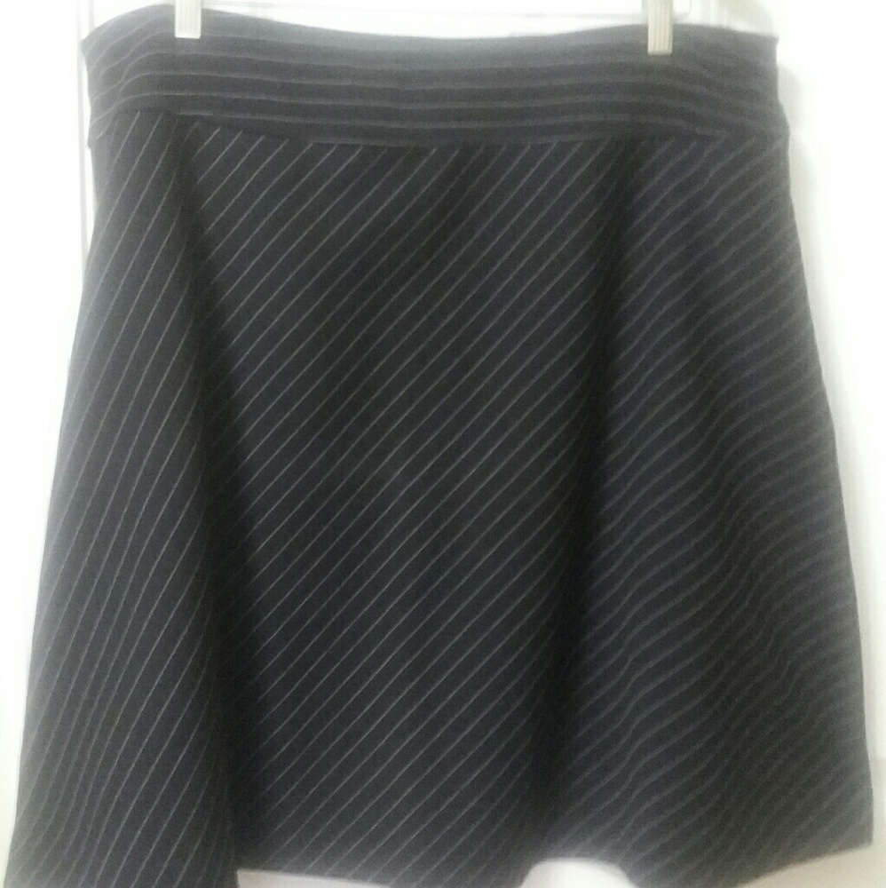 A-line Pinstripe Skirt