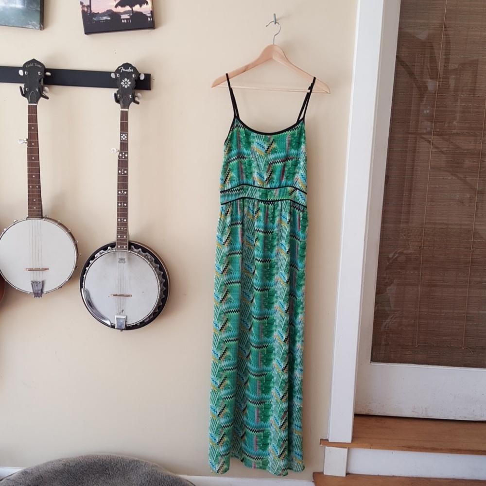 Tulle brand maxi dress