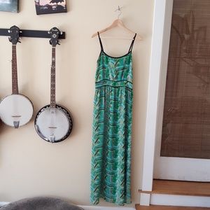 Tulle brand maxi dress