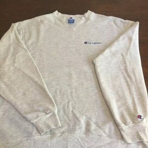 Vintage Champion Crewneck Heather Grey 2XL