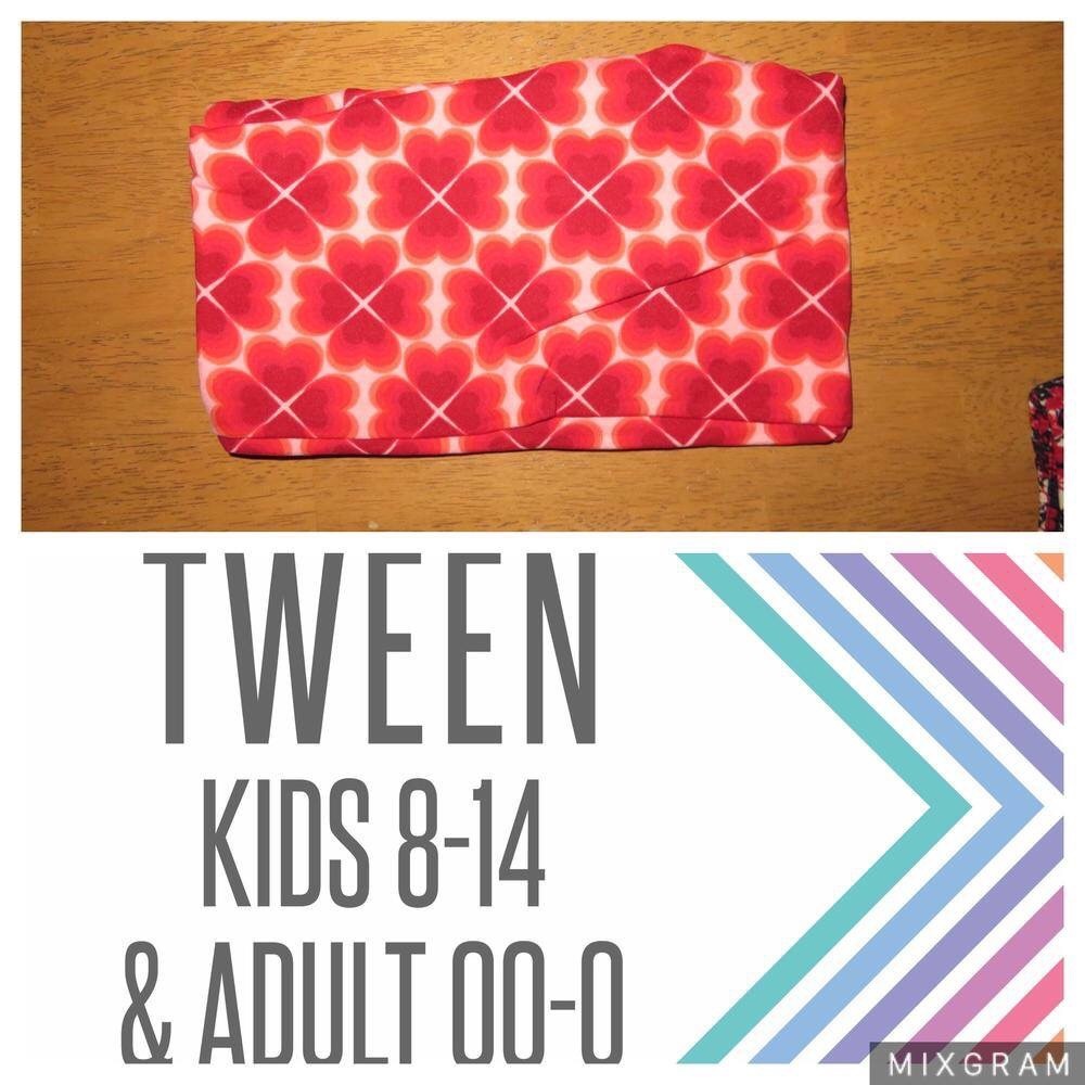 LuLaRoe Tween Legging (Heart)