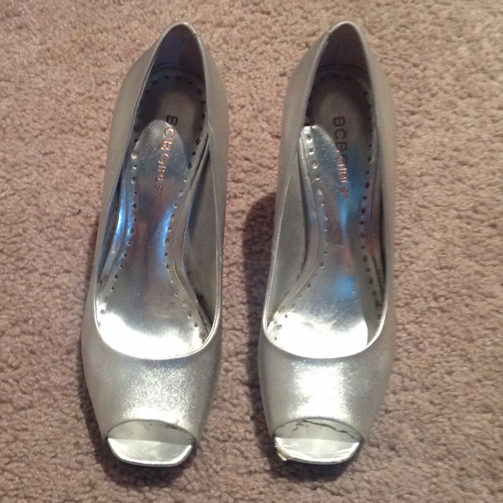 Silver Shoes BCBGirls