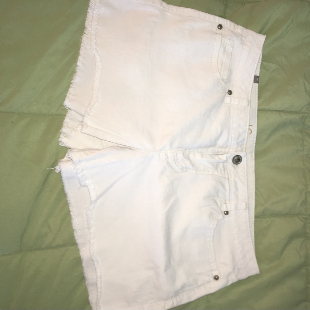 Lauren Conrad white cutoff shorts