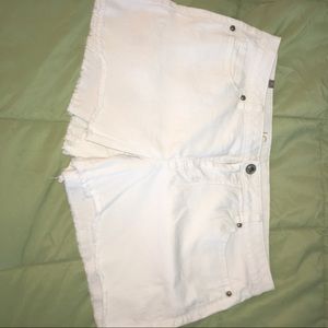 Lauren Conrad white cutoff shorts