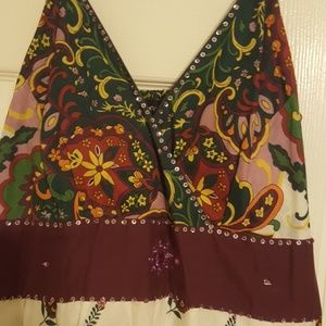 Pretty linen maxi dress