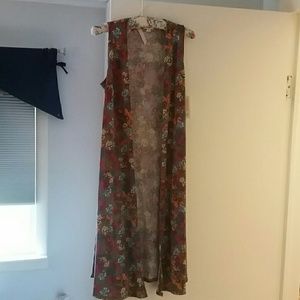 Lularoe joy vest xs
