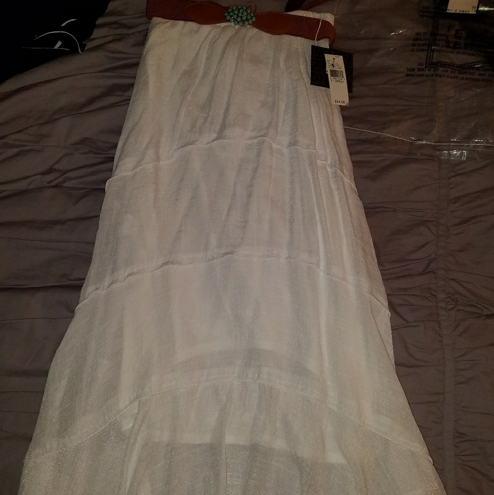 White long skirt