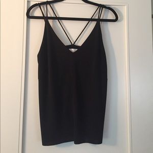 Strappy black camisole