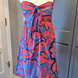 Anthropologie HD in Paris Strapless Floral Dress