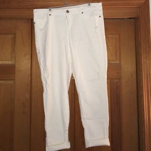 LC by Lauren Conrad white distressed jeans