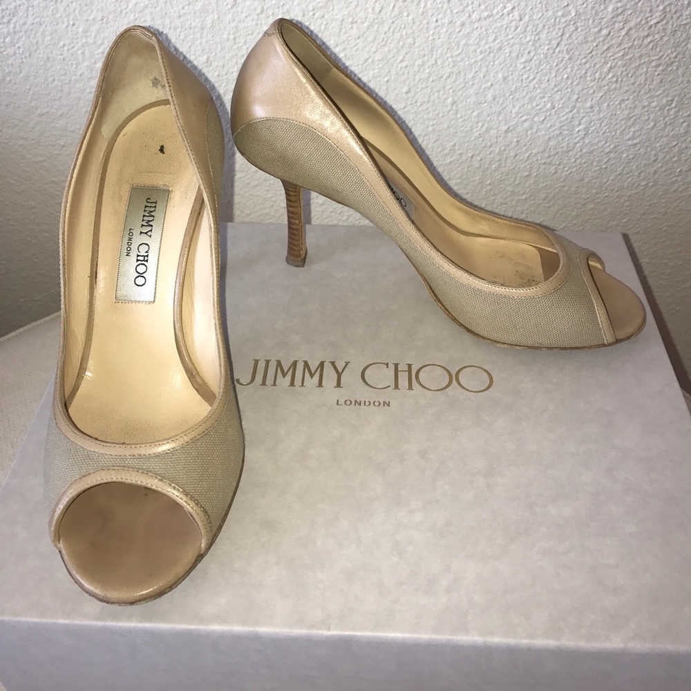 Jimmy Choo summer heels (used)