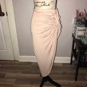 ☀️END OF SUMMER SALE☀️Blush Pink wrap skirt