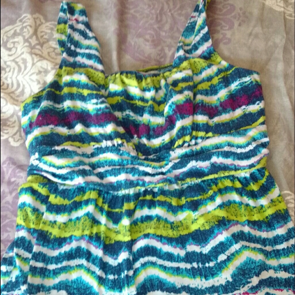 Empire waist tank top.