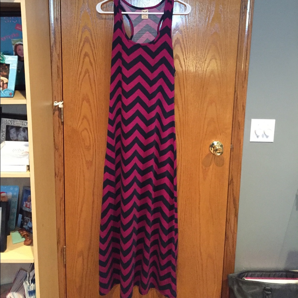 Chevron Maxi Dress