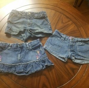 Girls 6-6x shorts bundle.