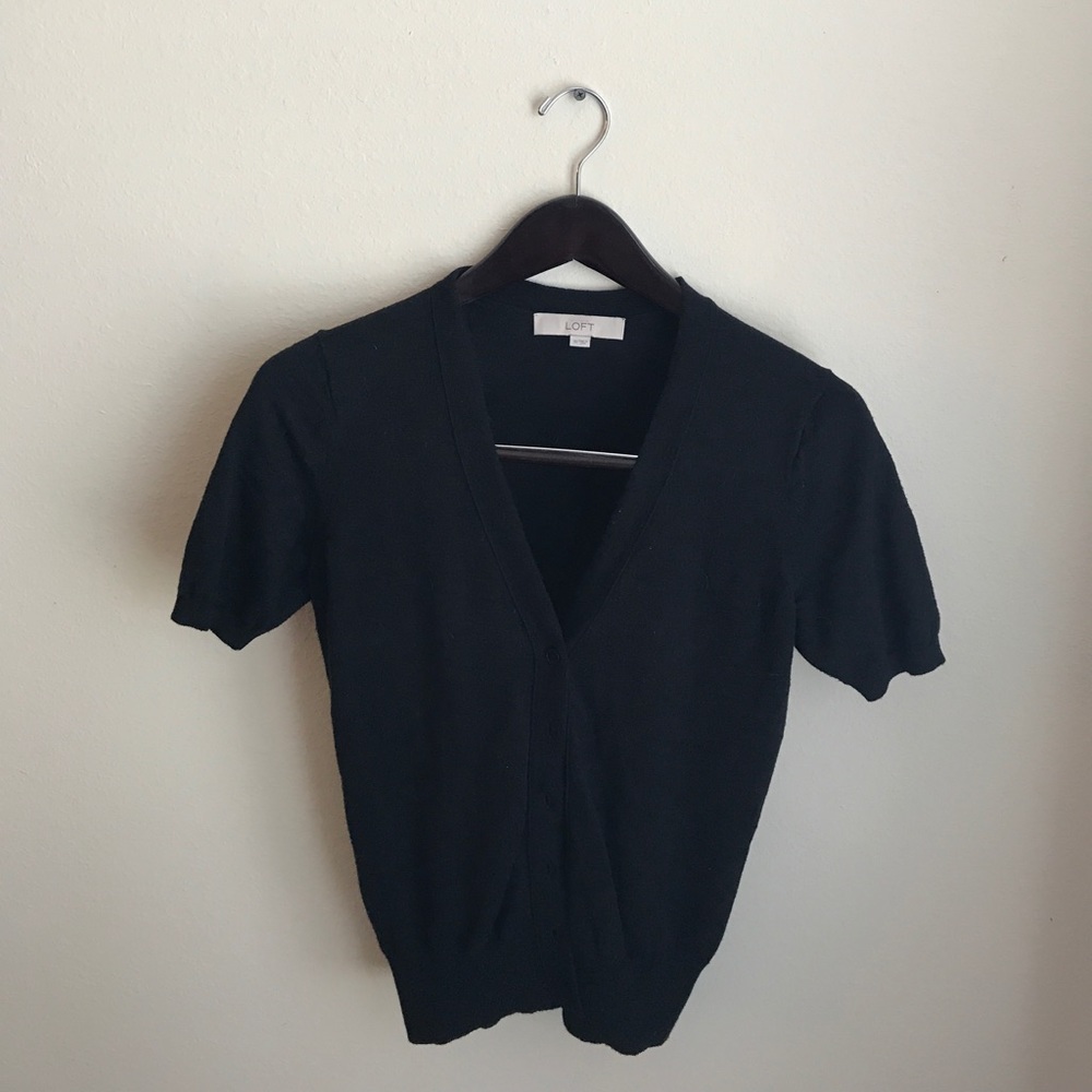 🎈donated🎈Black short sleeve cardigan🎈donated🎈