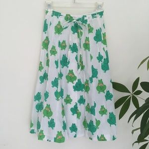 Vintage Knee-length Flog Skirt