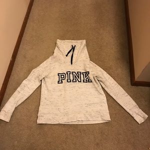 Love pink sweat shirt small