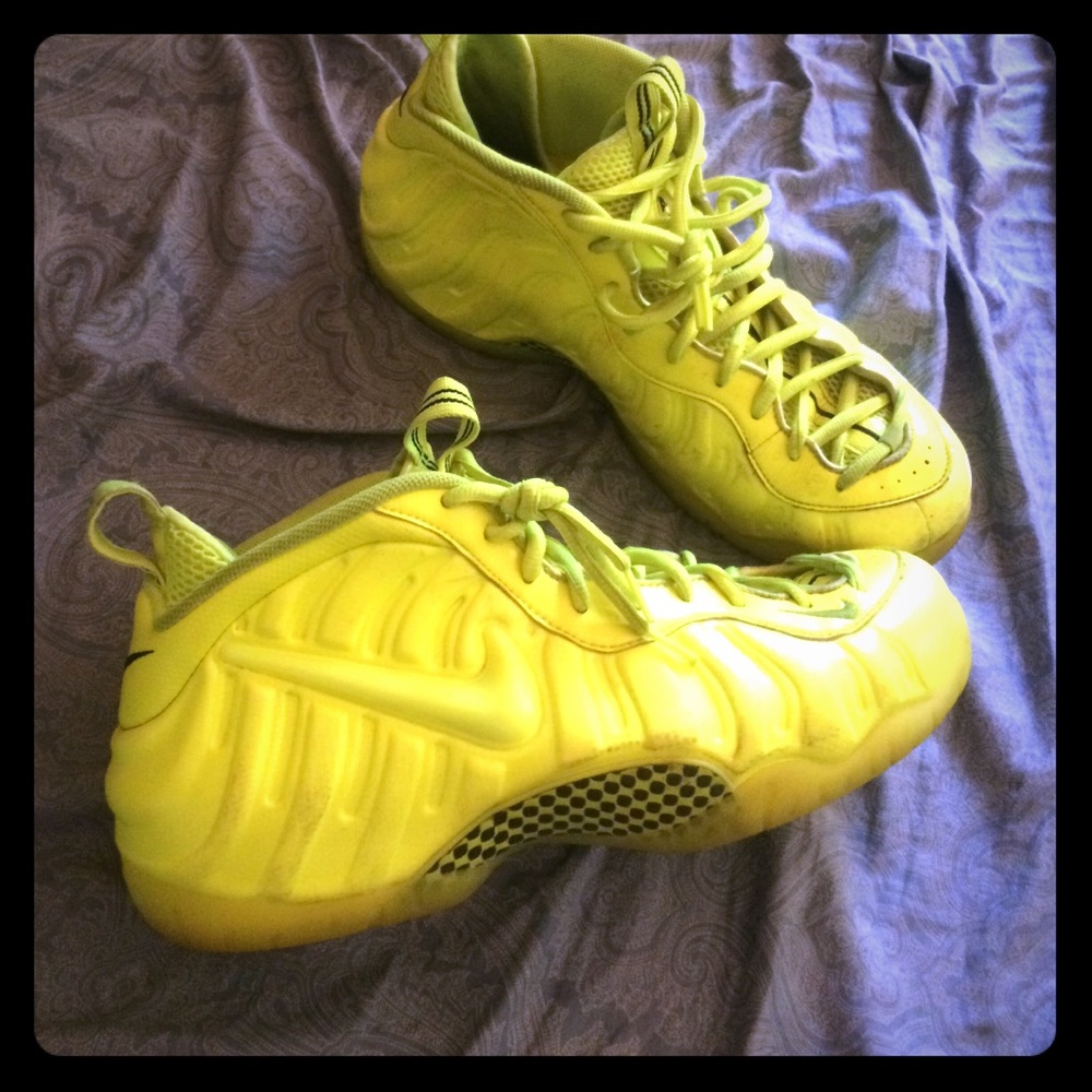 Nike air foamposite pro "volt"
