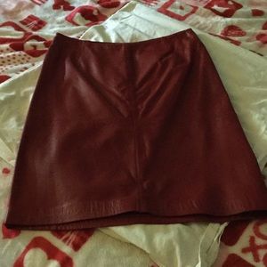 Leather Skirt