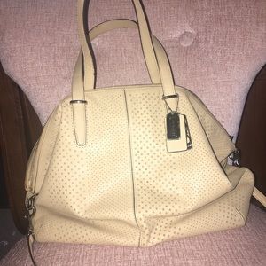 🔴Coach Bleeker Perforated Cooper Satchel 27911