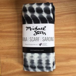 Michael Stars Alligator Tie-Dye Scarf Sarong