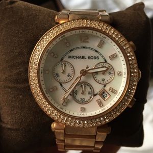 Rose Gold Michael Kors watch
