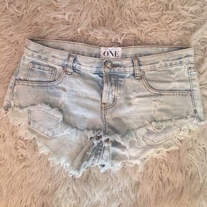 One Teaspoon bonitas sz 28 light wash