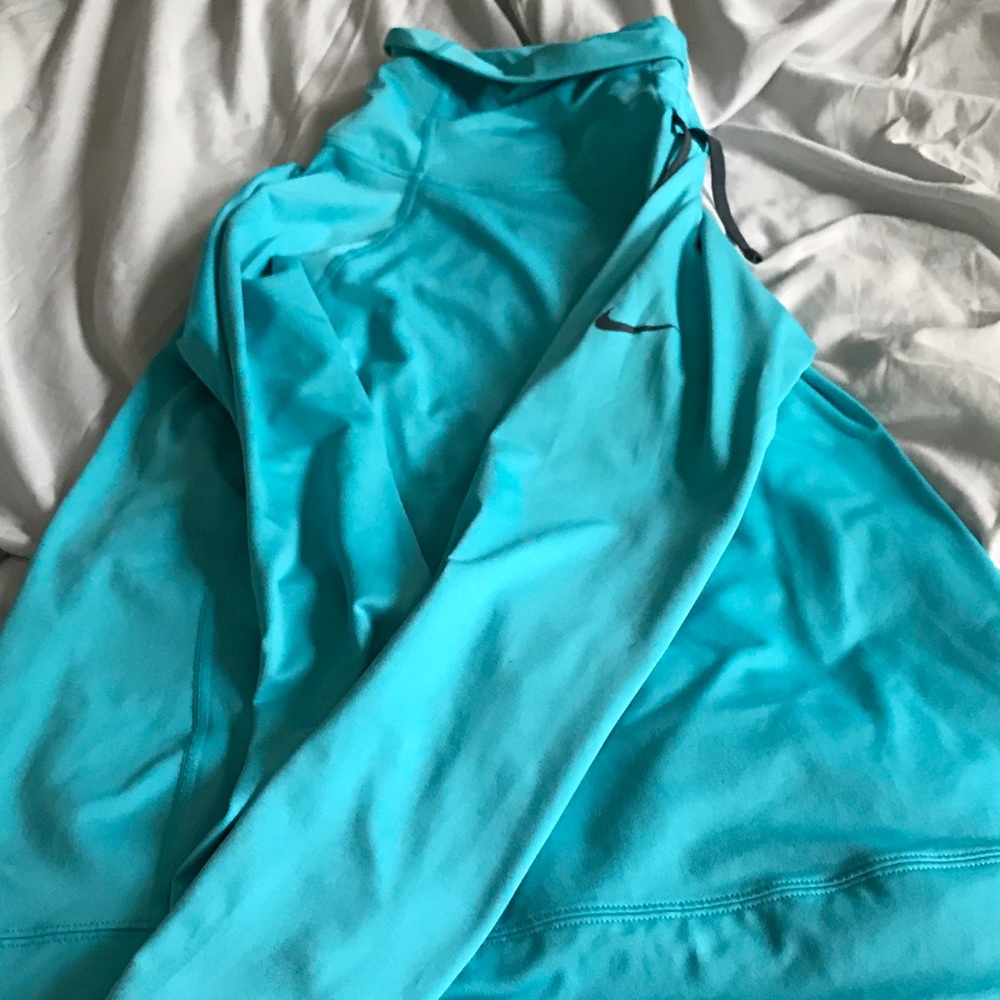 Nike fitted cowl neck shirt