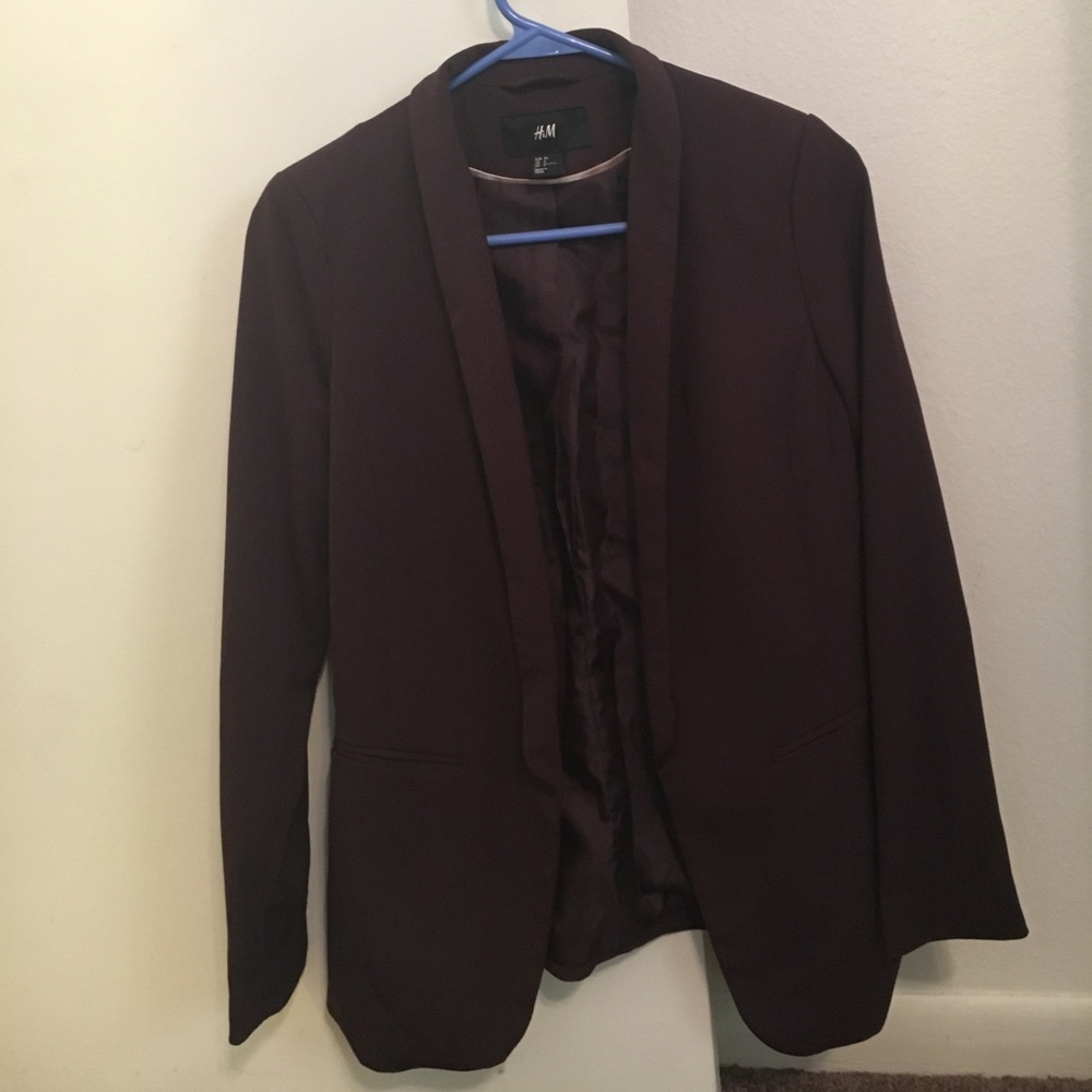 H&M Dark Purple Colored Blazer