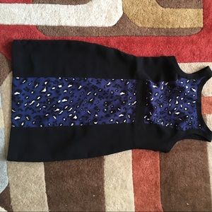 Forever 21 Short Length Dress Navy/Black/White.