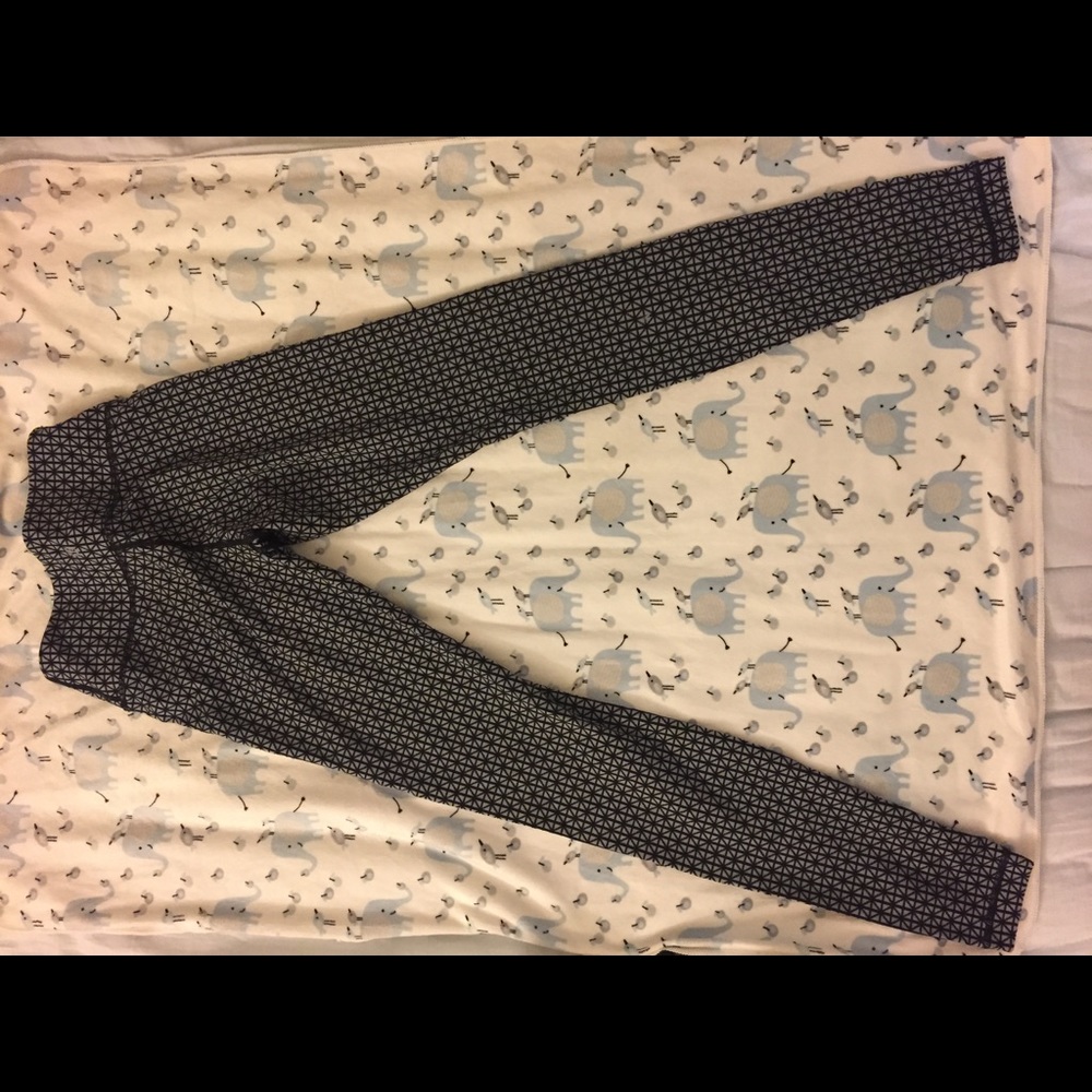 Lululemon Wunder Under Pant Tri Geo Silver SpoonBk - Picture 4 of 9