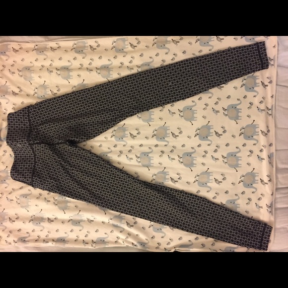 Lululemon Wunder Under Pant Tri Geo Silver SpoonBk - Picture 4 of 9