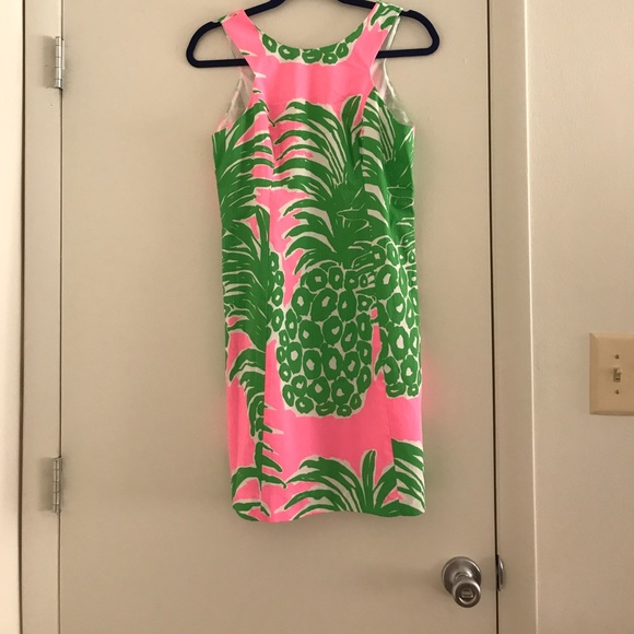 NWT Lilly Shift Dress in Pink Pout Flamenco - Picture 1 of 3