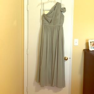JCrew Cara bridesmaid dress in dusty shale