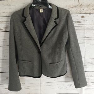 Grey and black blazer