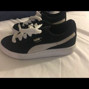 Black boys puma size 12