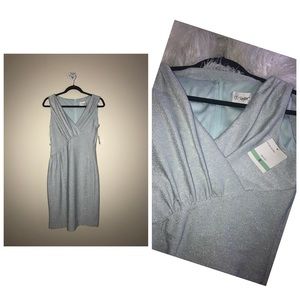 Elegant blue shimmery dress