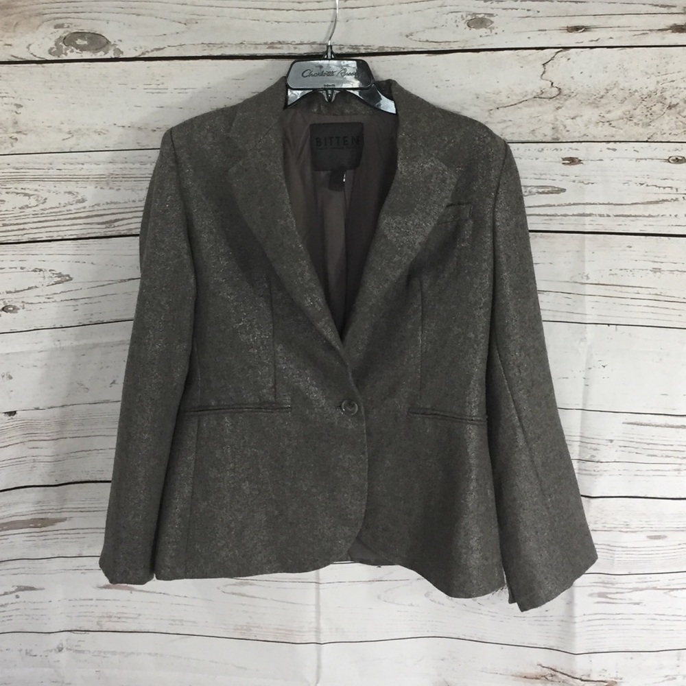Grey and silver blazer