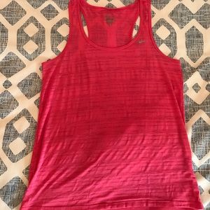Pink Dri-fit Nike Workout tank.