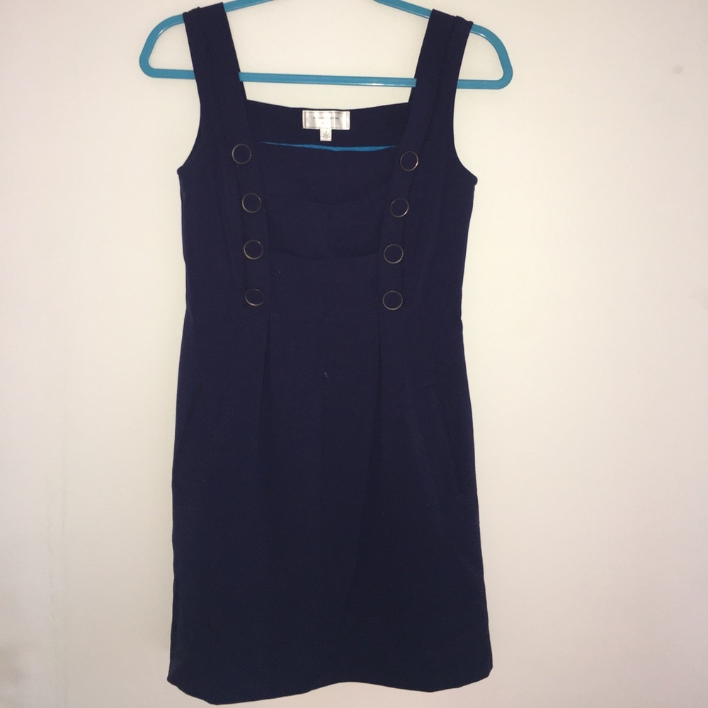 Moulinette Soeurs navy dress from Anthropologie