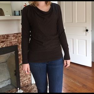 Talbots cowl neck sweater