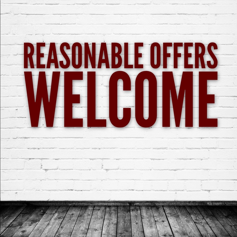 All reasonable offers are welcome❤️