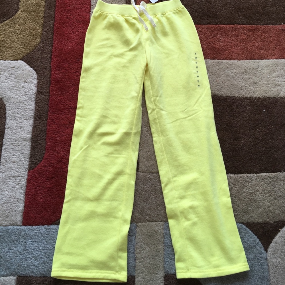 New Gap Kids Neon Yellow Pants.