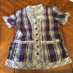 Healing hands scrub top